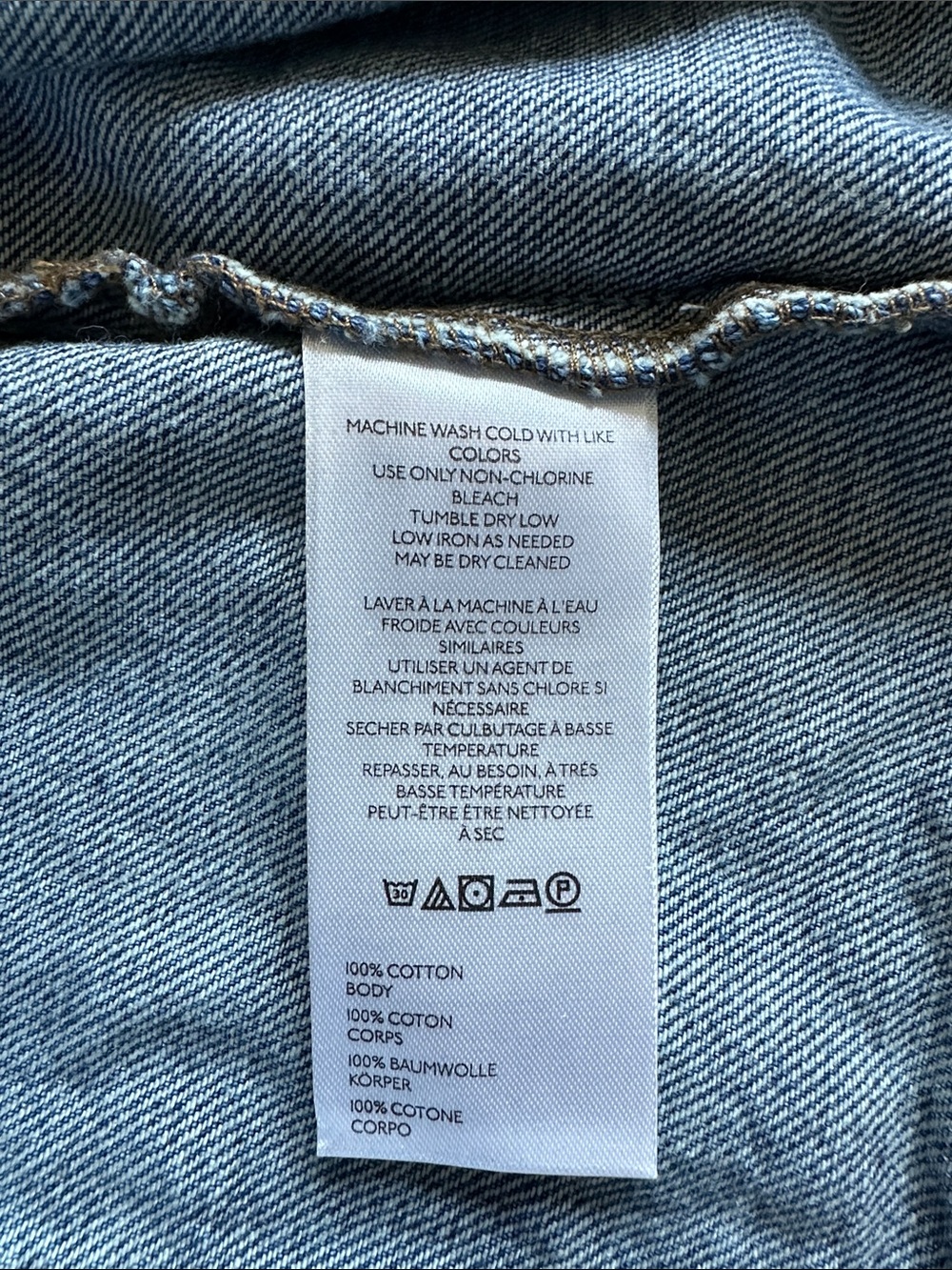 NWT Free People We The Free Jade Denim Jacket High low High Dove Medium wash S - Picture 12 of 16
